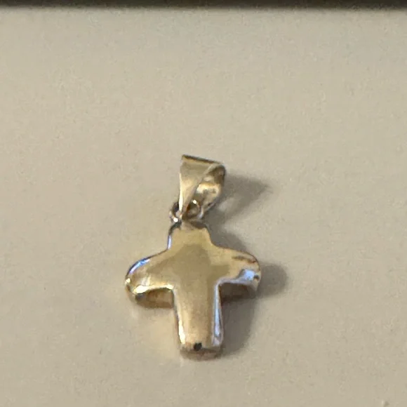 Silpada silver puffy cross - Picture 1 of 11
